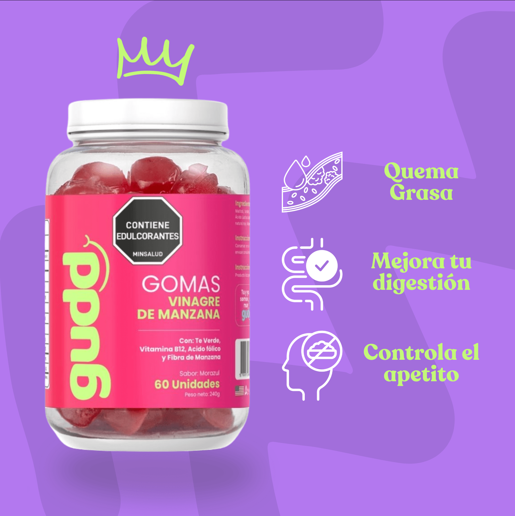 Gomitas de Vinagre de Manzana